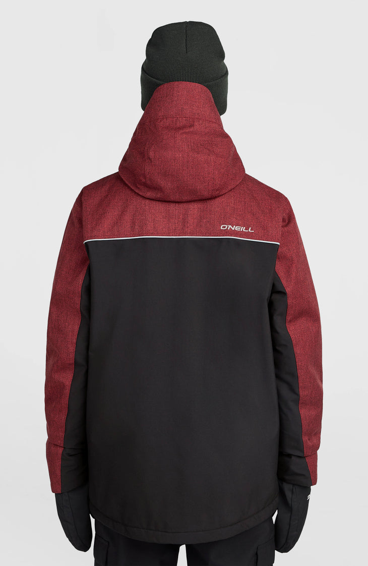 FWC'Cruz Melange wintersportjas | Tamarillo Colour Block