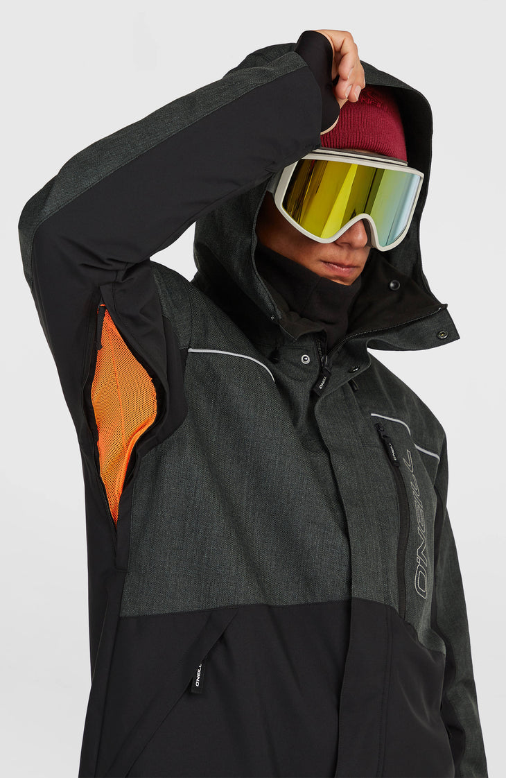 FWC'Cruz Melange wintersportjas | Black Out Colour Block