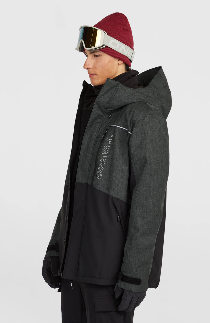 FWC'Cruz Melange wintersportjas | Black Out Colour Block