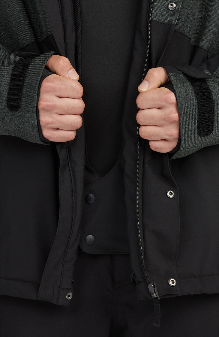 FWC'Cruz Melange wintersportjas | Black Out Colour Block