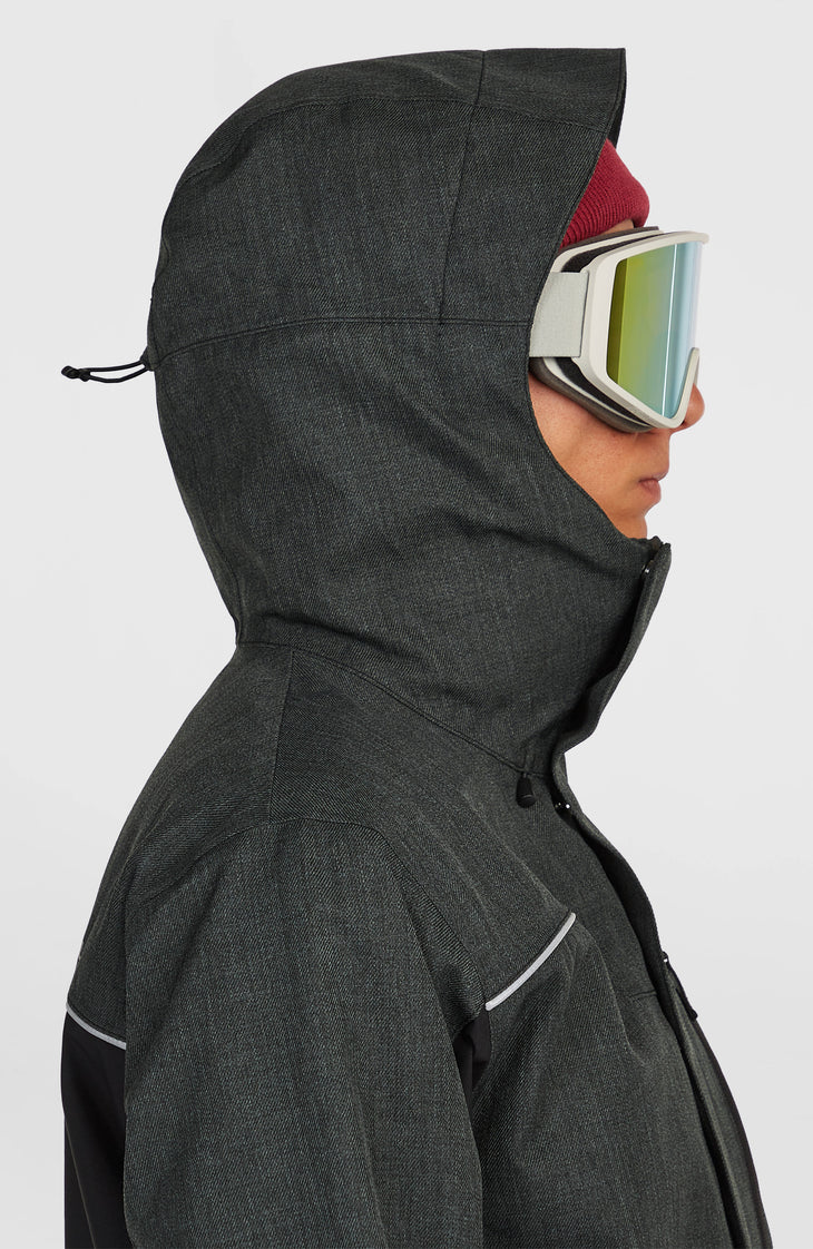 FWC'Cruz Melange wintersportjas | Black Out Colour Block