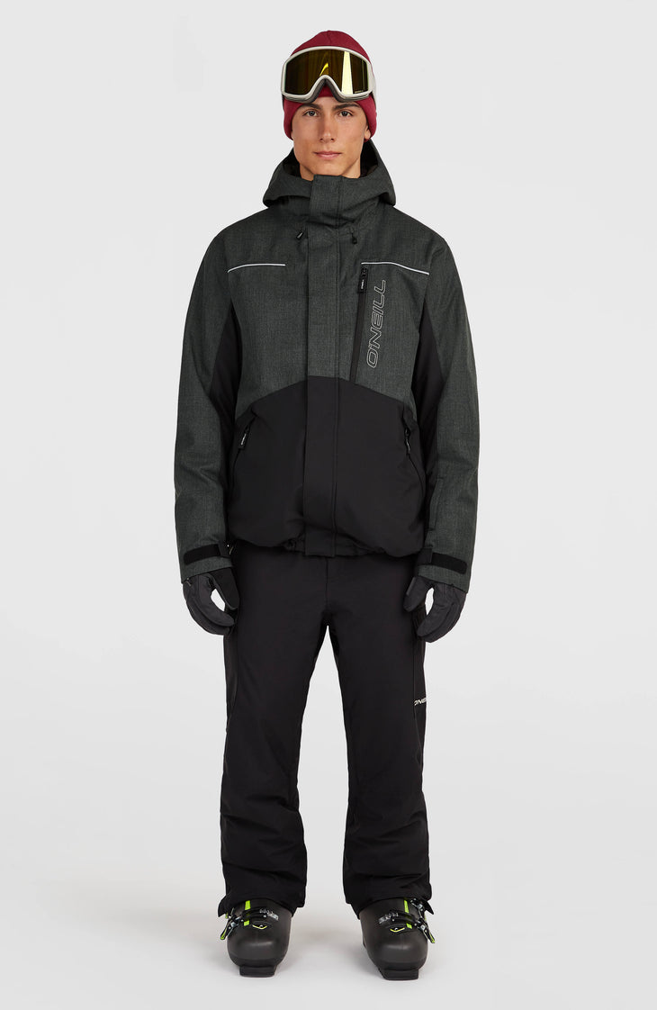FWC'Cruz Melange wintersportjas | Black Out Colour Block