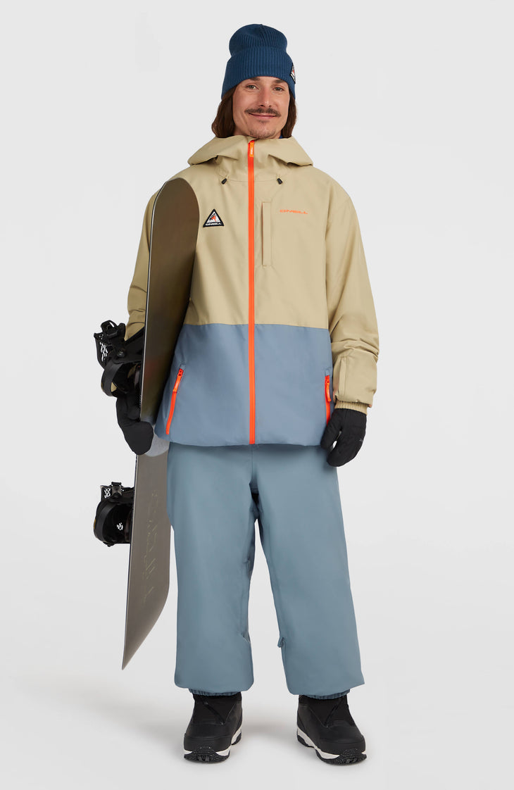 FWC'Play Park wintersportjas | Olive Blush Colour Block