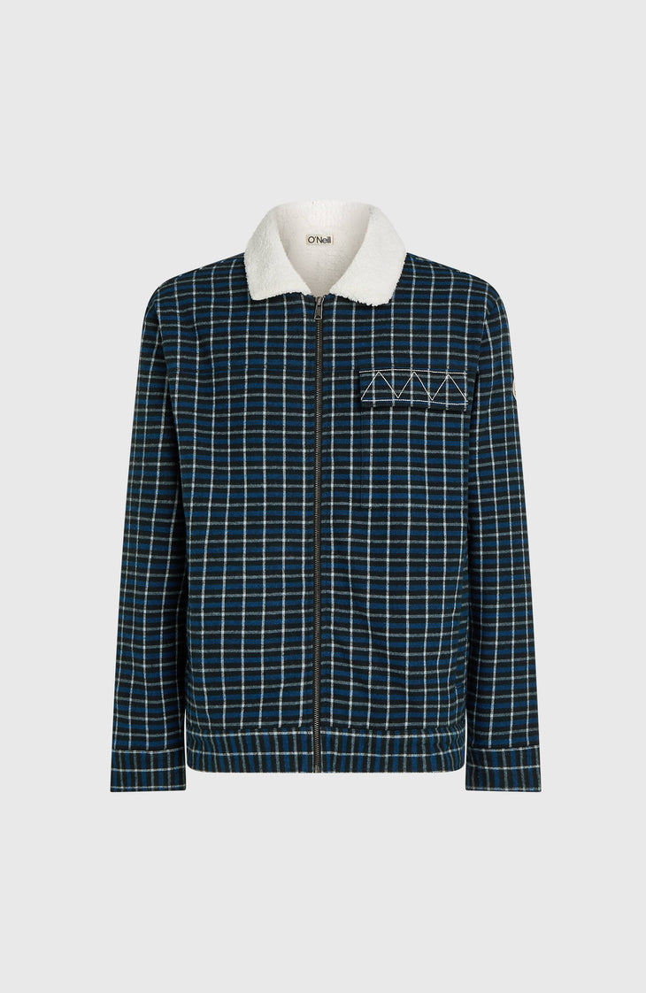 O'Riginals jas met fleecevoering | Blue Heritage Checks