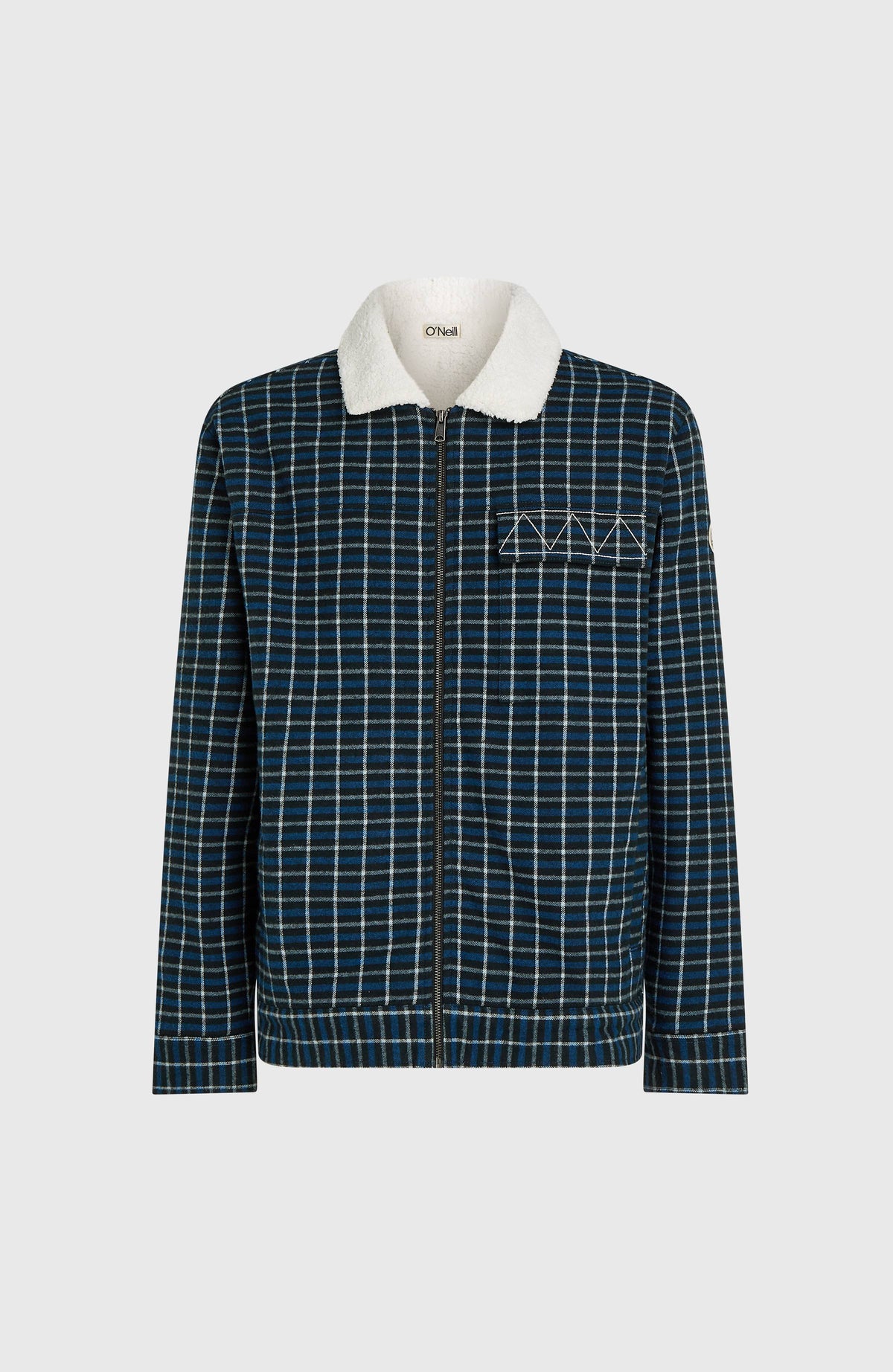 O'Riginals jas met fleecevoering | Blue Heritage Checks