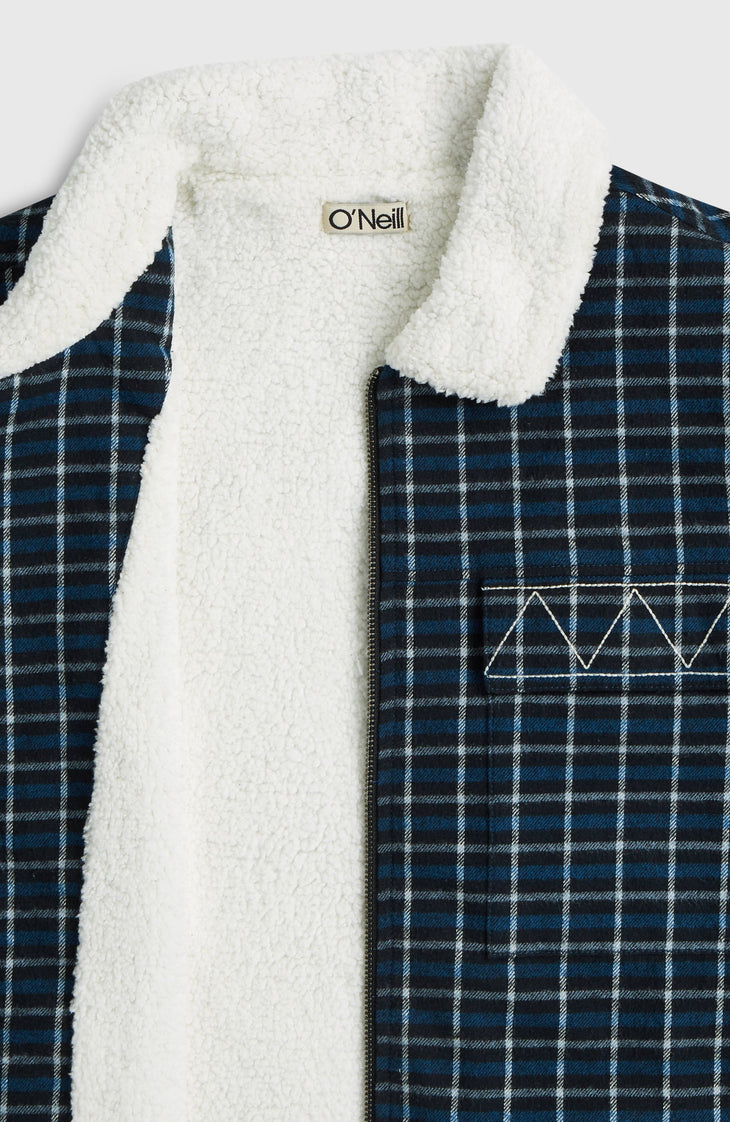 O'Riginals jas met fleecevoering | Blue Heritage Checks
