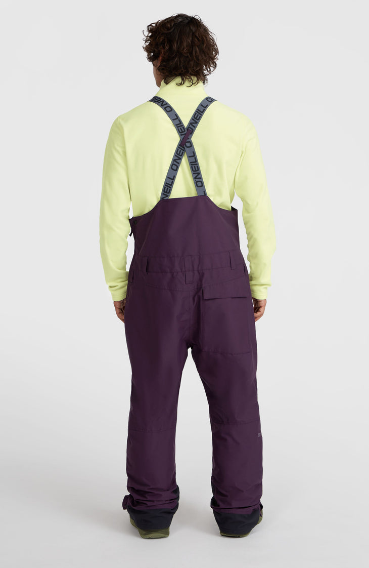 O'Riginals Bib Loose wintersportbroek | Aubergine