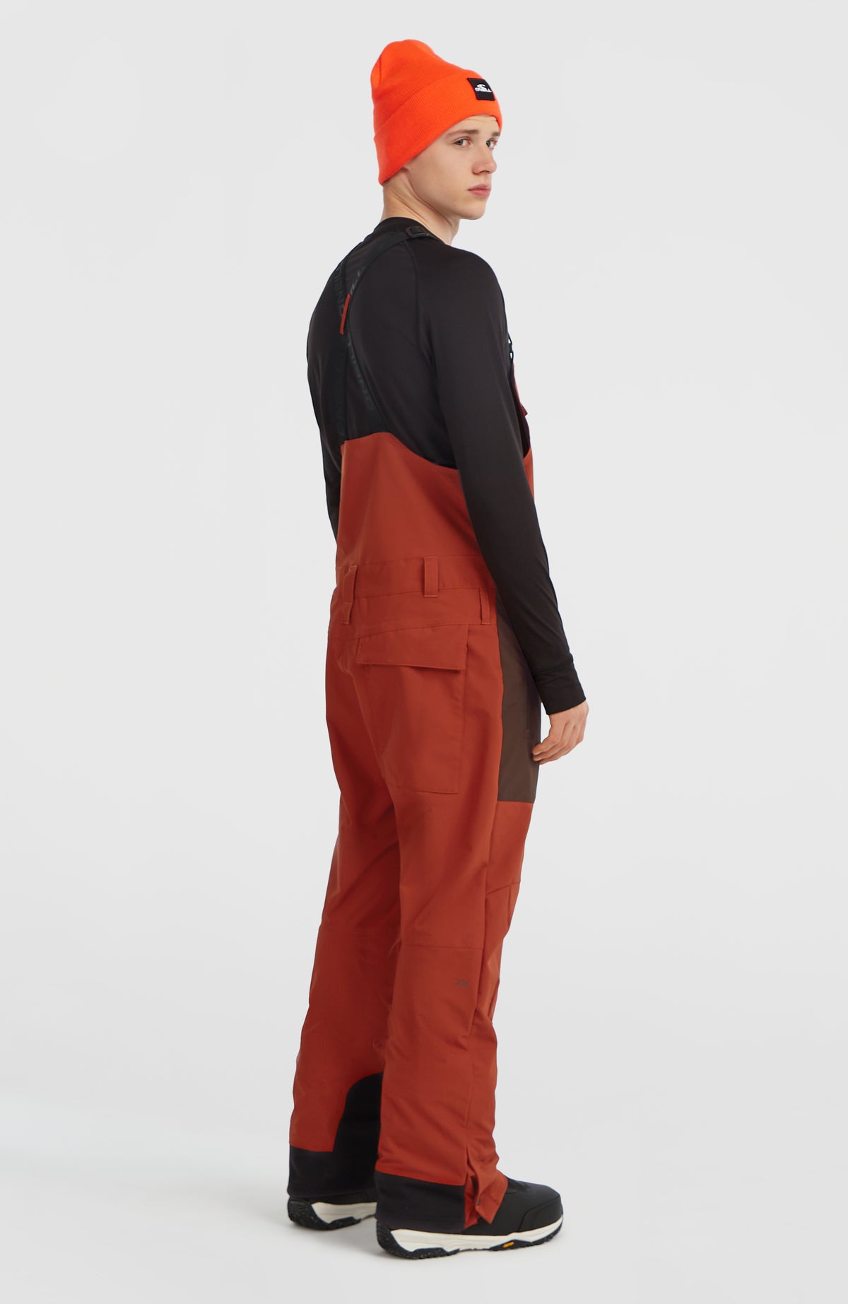 FWC'Peak Bib wintersportbroek | Bonfire Colour Block