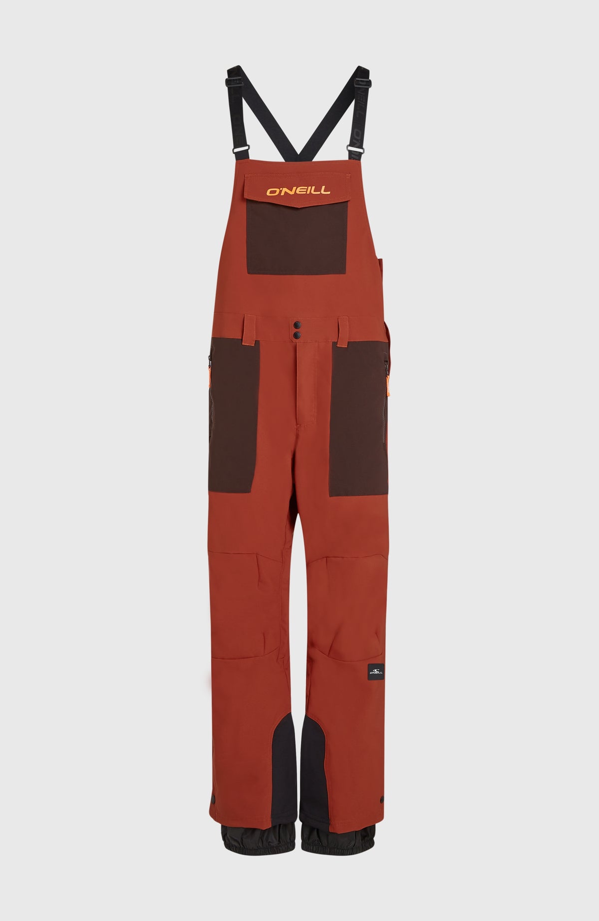 FWC'Peak Bib wintersportbroek | Bonfire Colour Block