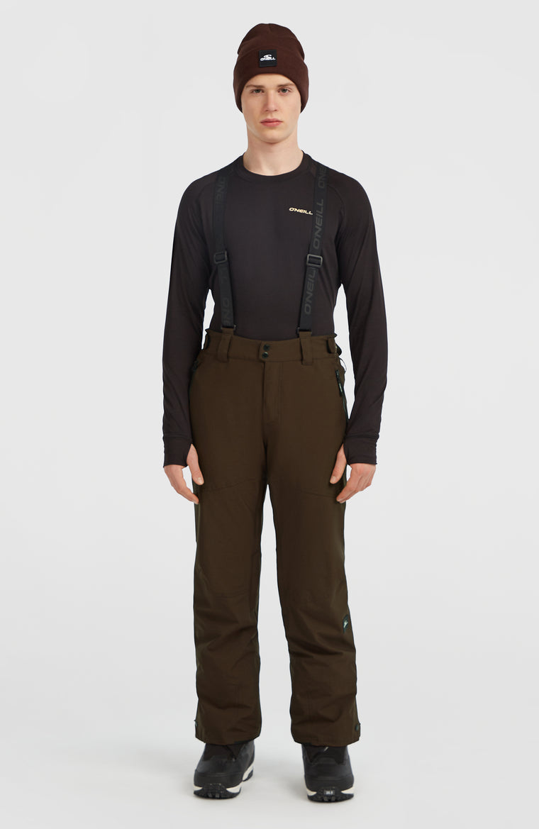 FWC'Cruz wintersportbroek met bretels | Coffee Bean FWC'Cruz wintersportbroek met bretels | Coffee Bean