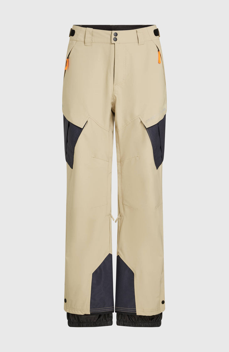 FWC'Peak Cargo wintersportbroek | Olive Blush Colour Block