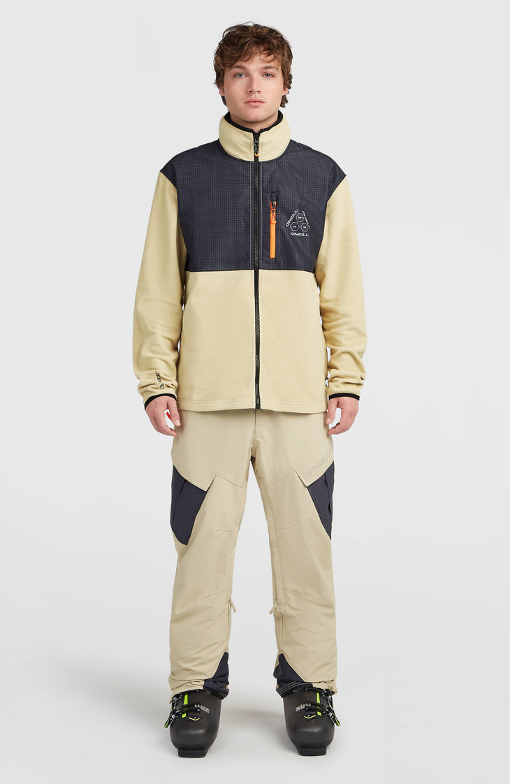 FWC'Peak Cargo wintersportbroek | Olive Blush Colour Block