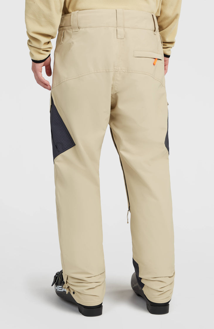 FWC'Peak Cargo wintersportbroek | Olive Blush Colour Block