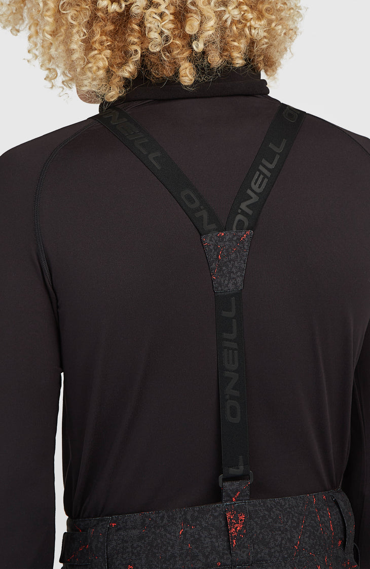 FWC'Cruz wintersportbroek met bretels | Black Basalt