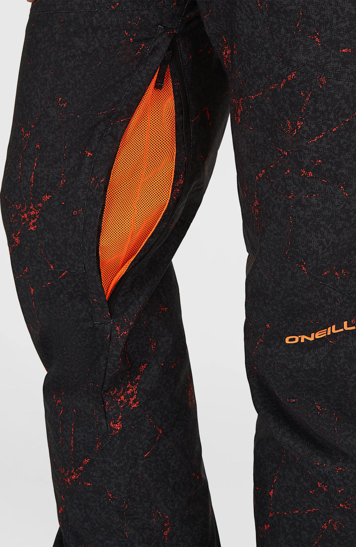FWC'Cruz wintersportbroek met bretels | Black Basalt