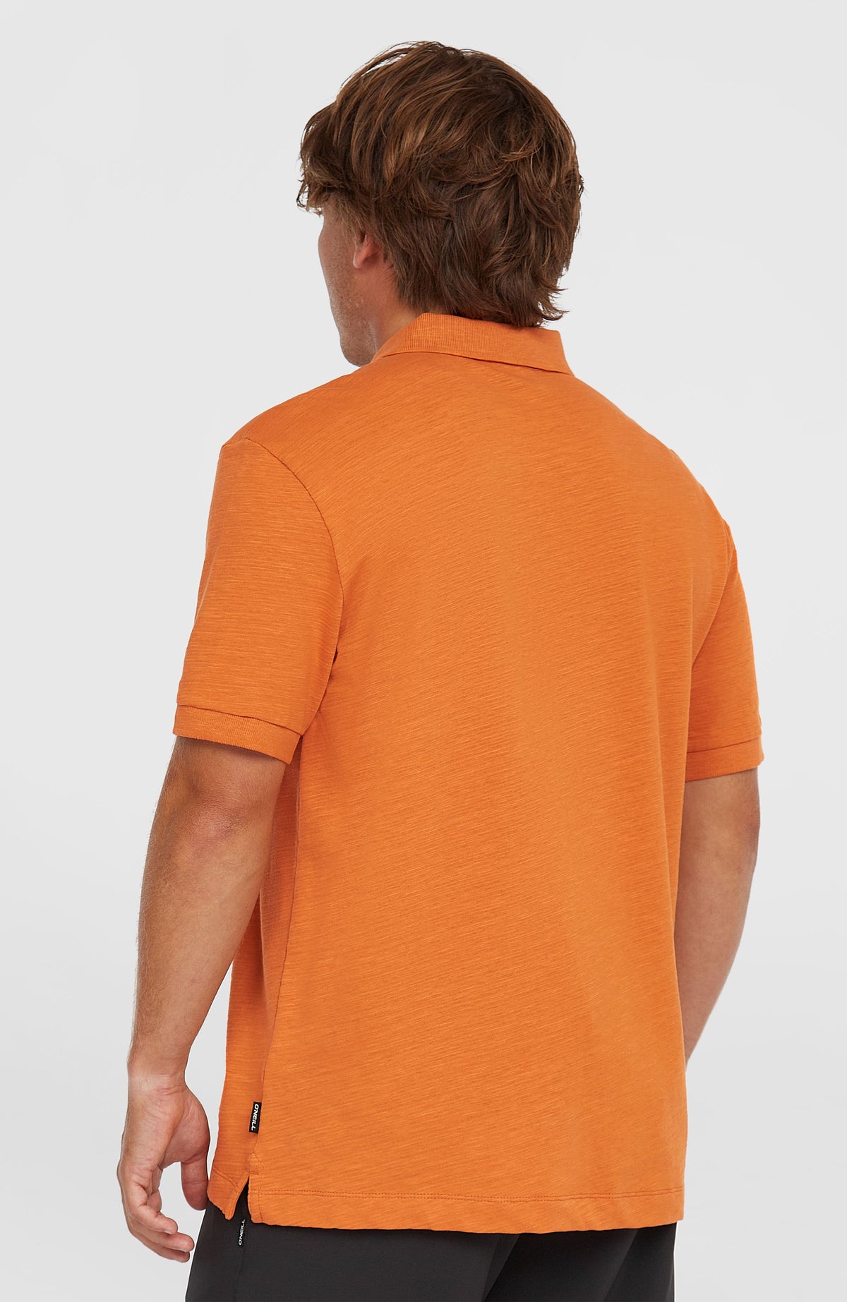 Slub Small Logo polo | Cinnamon Stick