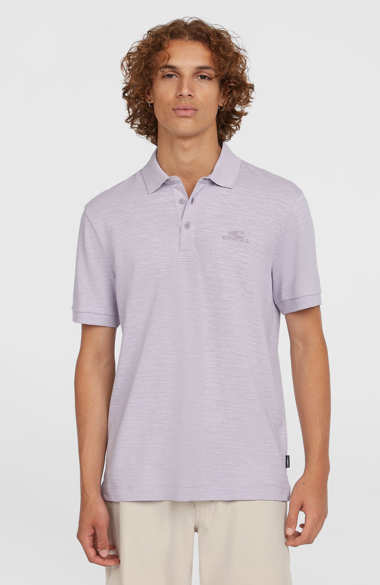 Slub Small Logo polo | Purple Gleam Slub Small Logo polo | Purple Gleam