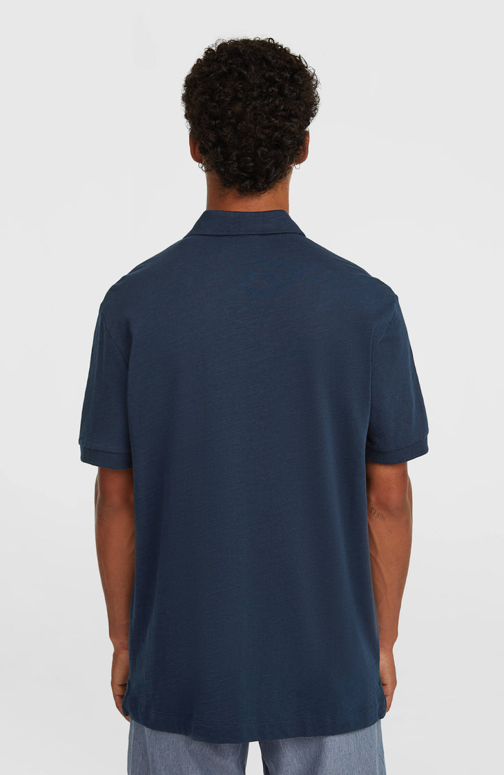 Slub polo | Ink Blue