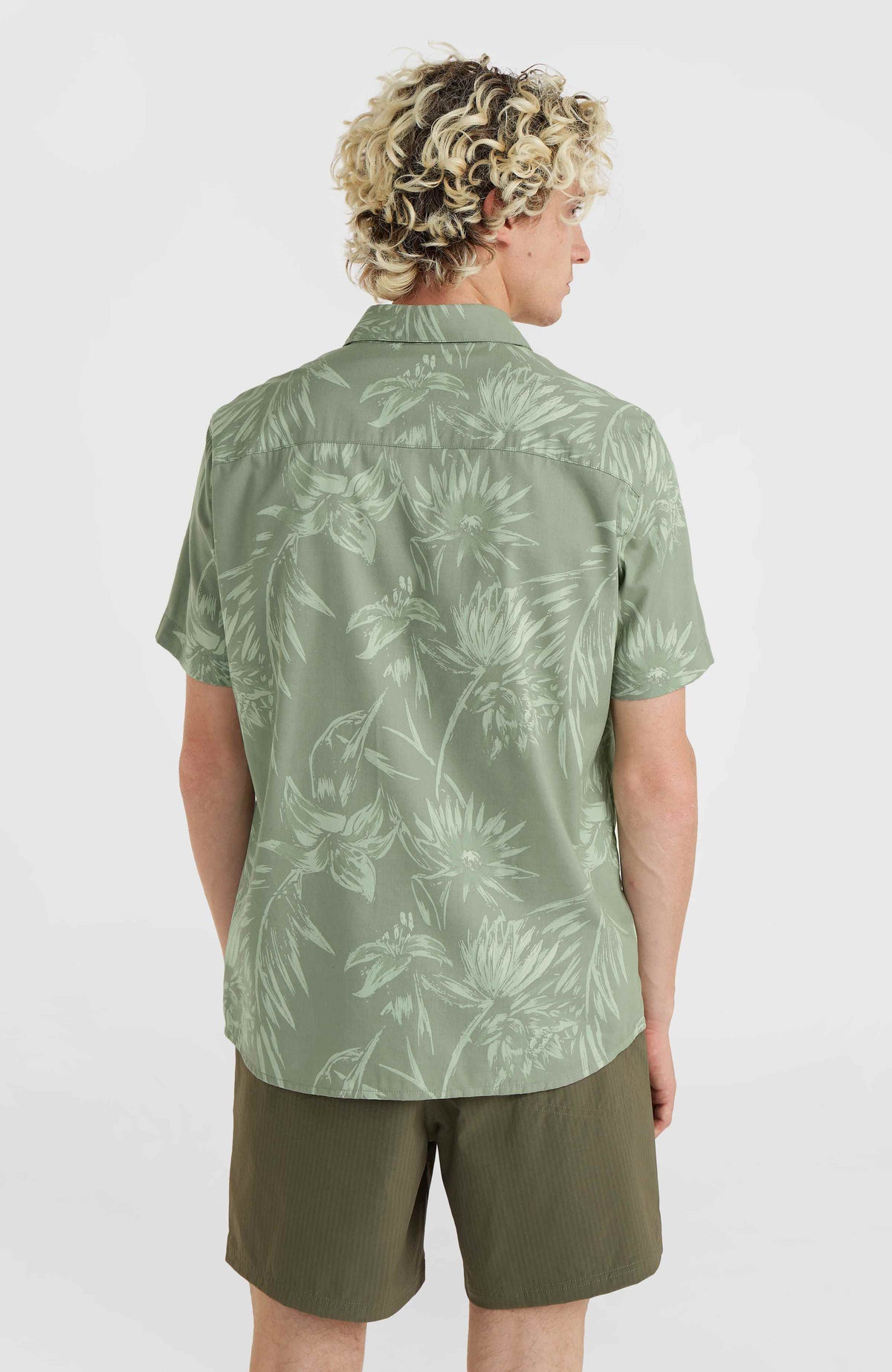 Mix and Match Floral overhemd | Green Tonal Tropicana
