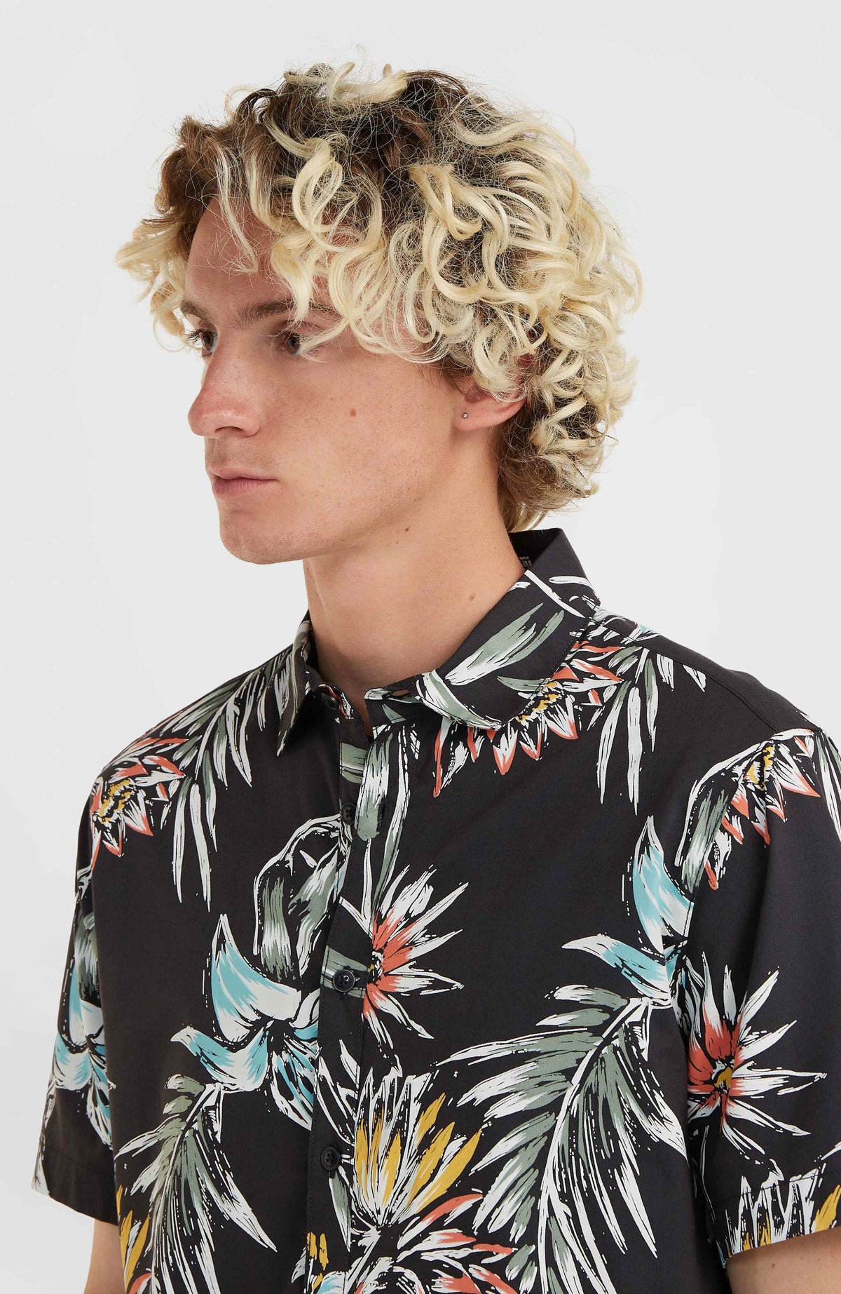 Mix and Match Floral overhemd | Black Tropicana