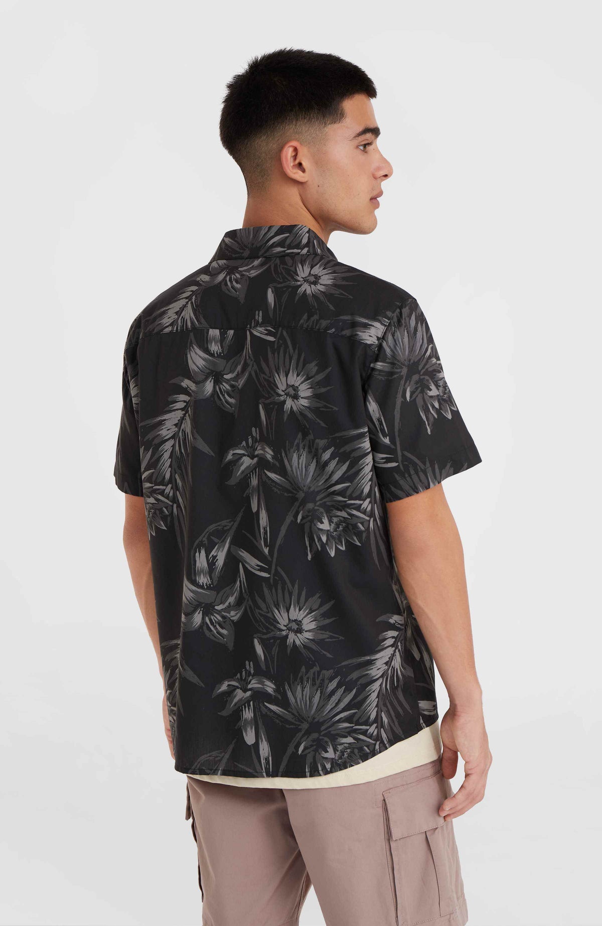 Mix and Match Floral overhemd | Black Tonal Tropican
