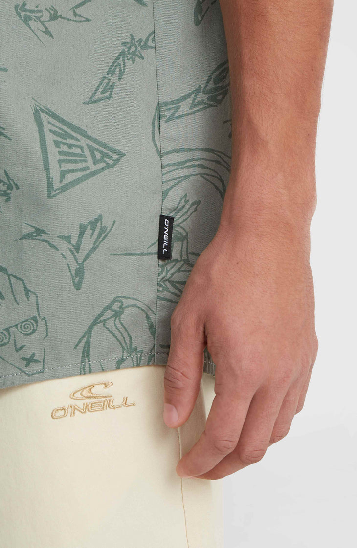 Mix and Match Beach overhemd | Green Vintage Surfer