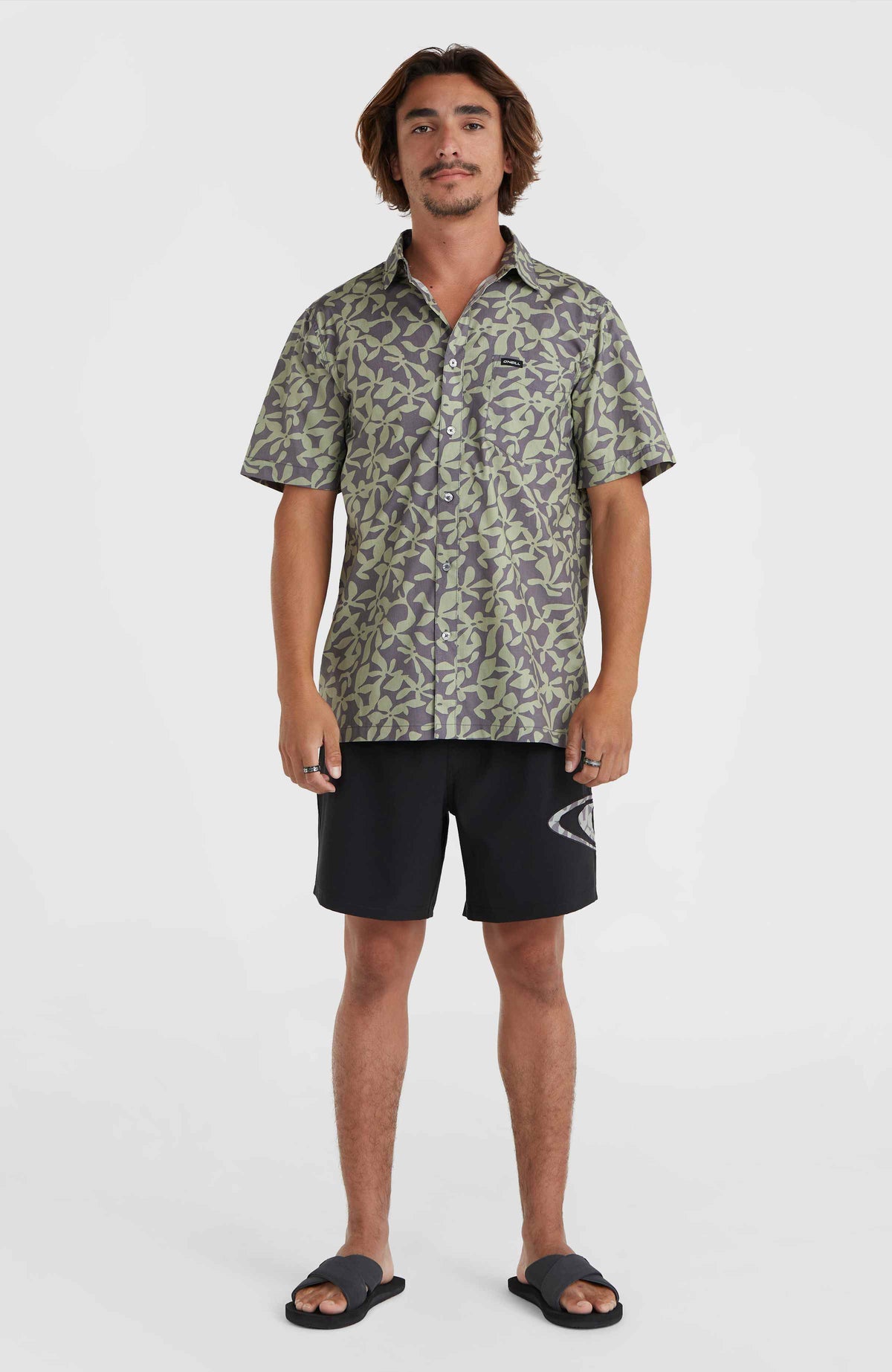 O'Riginals Eco Standard Leaf overhemd | Green Seagrass
