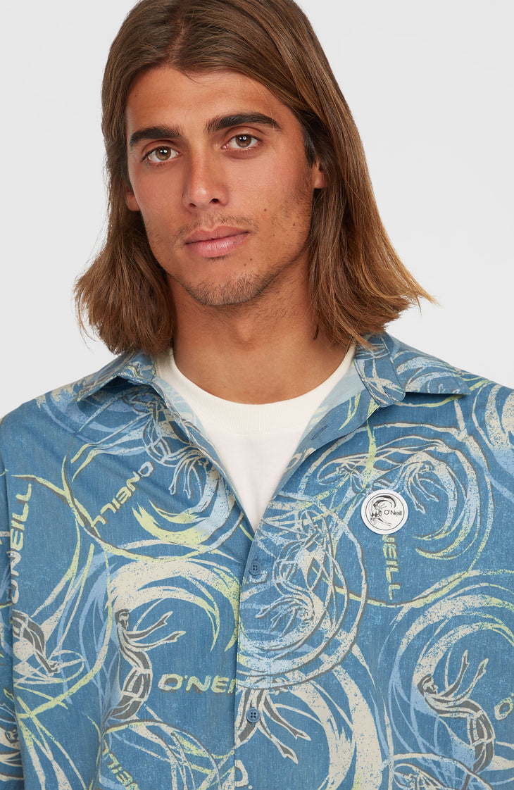 O'Riginals UPF 50+ overhemd met korte mouwen | Blue Originals