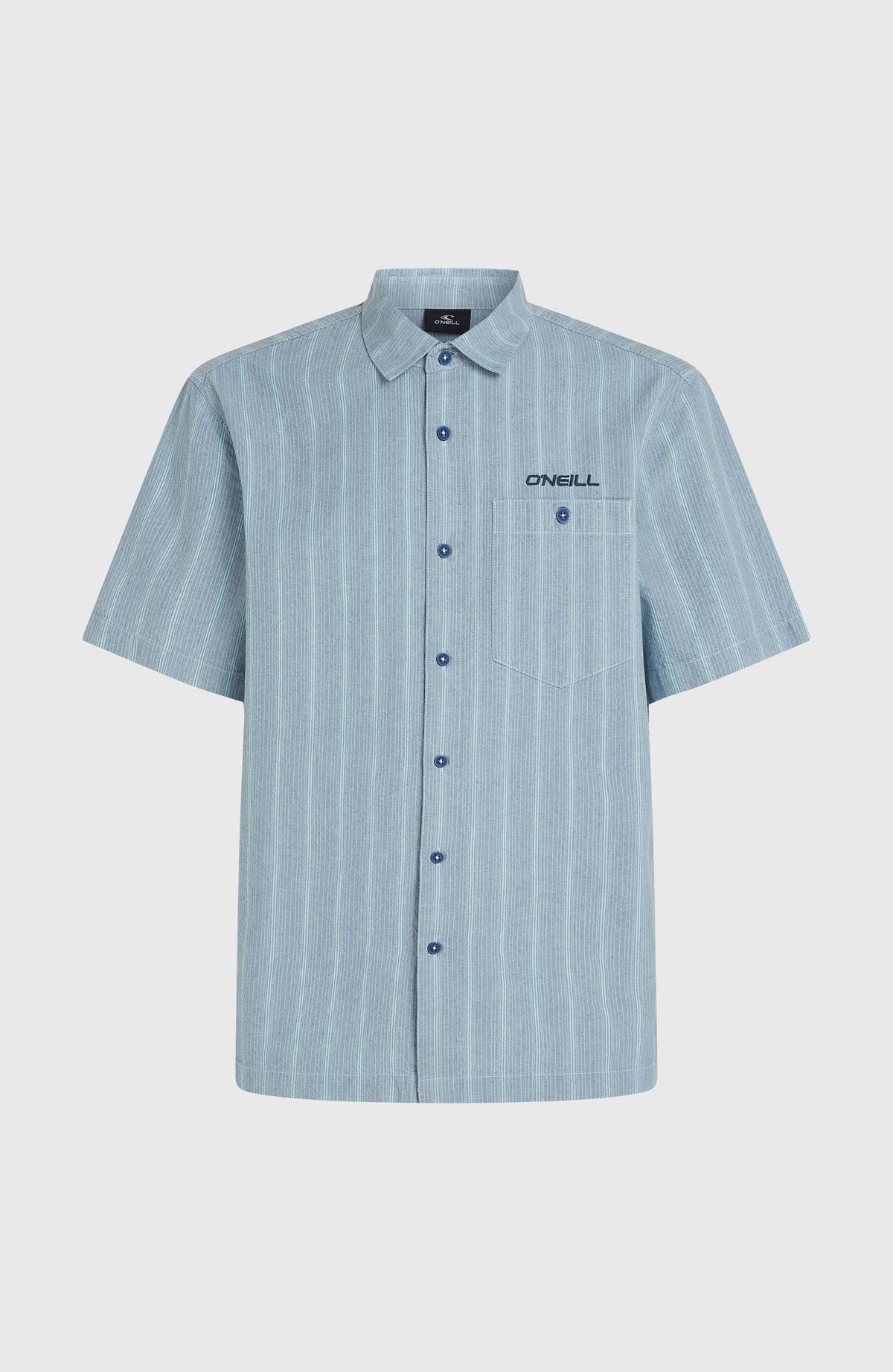 Jacquard Stripe overhemd | Blue Cali Stripe