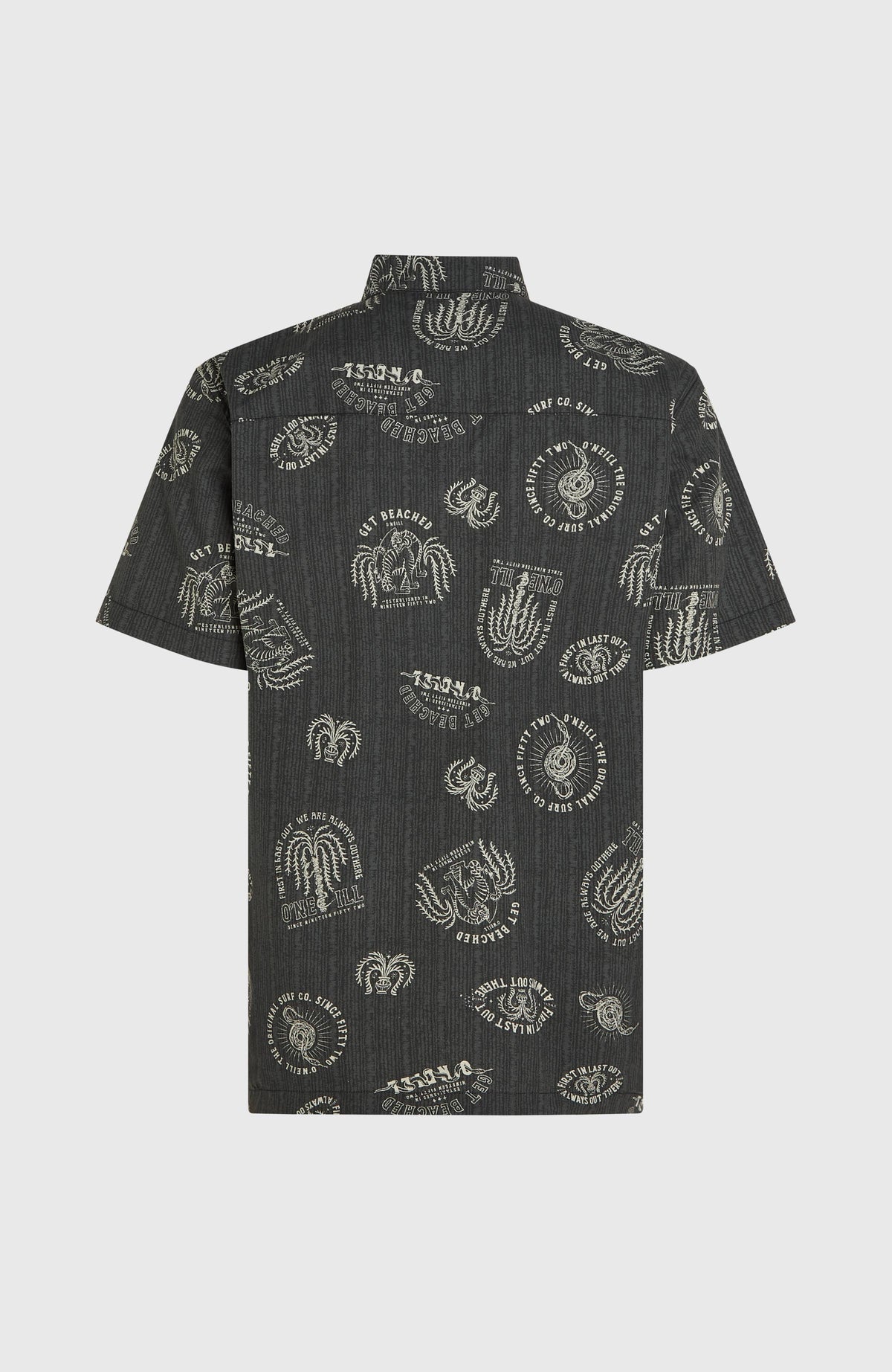 Print overhemd | Black Mystical