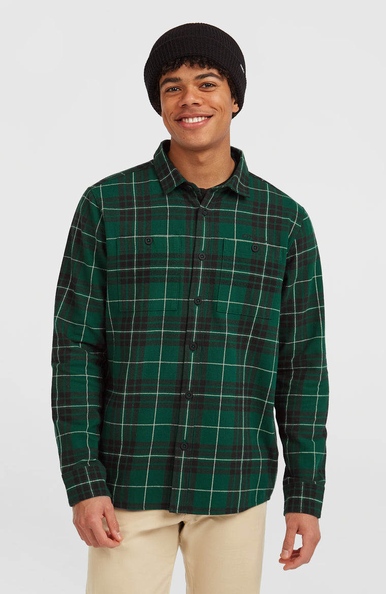 Must-Have flanellen overhemd | Green Flannel Check Must-Have flanellen overhemd | Green Flannel Check