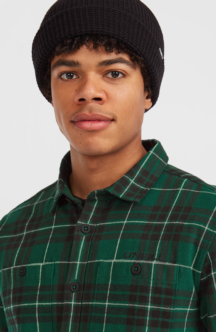 Must-Have flanellen overhemd | Green Flannel Check
