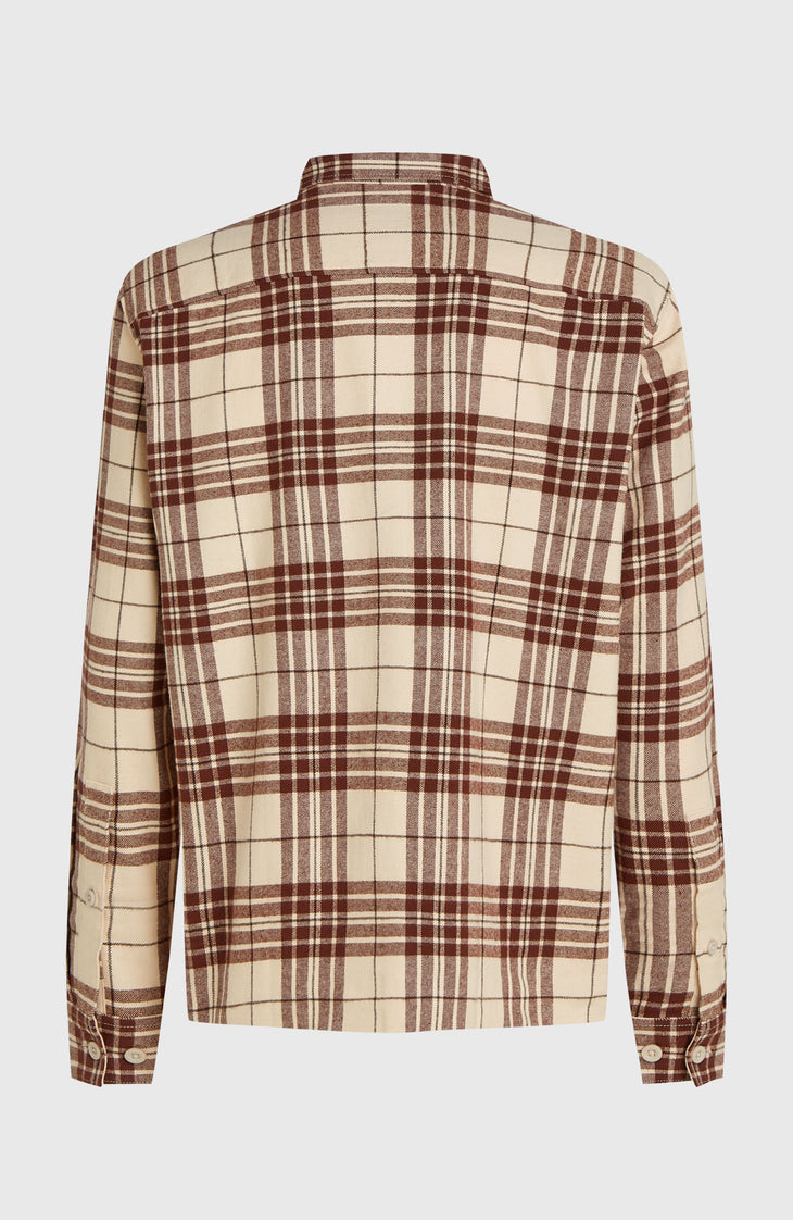 Must-Have flanellen overhemd | Beige Flannel Check