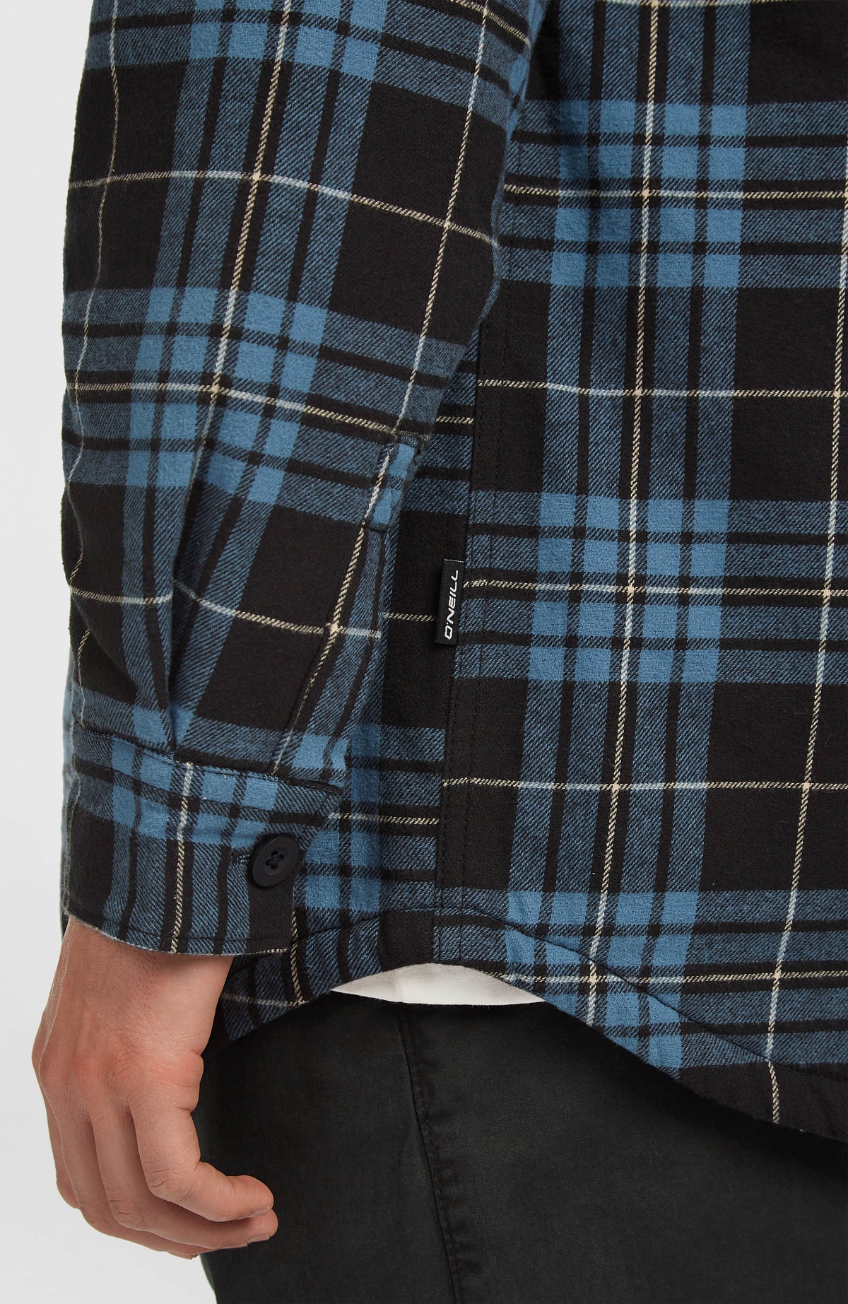 Must-Have overhemd met fleecevoering | Blue Flannel Check