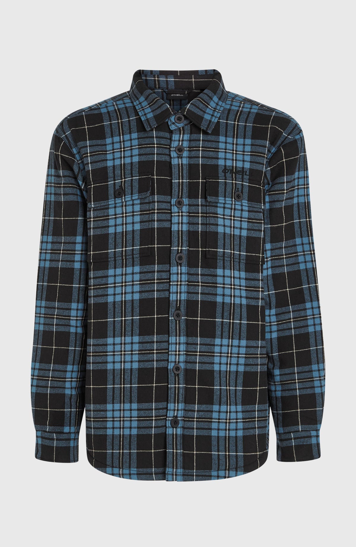 Must-Have overhemd met fleecevoering | Blue Flannel Check