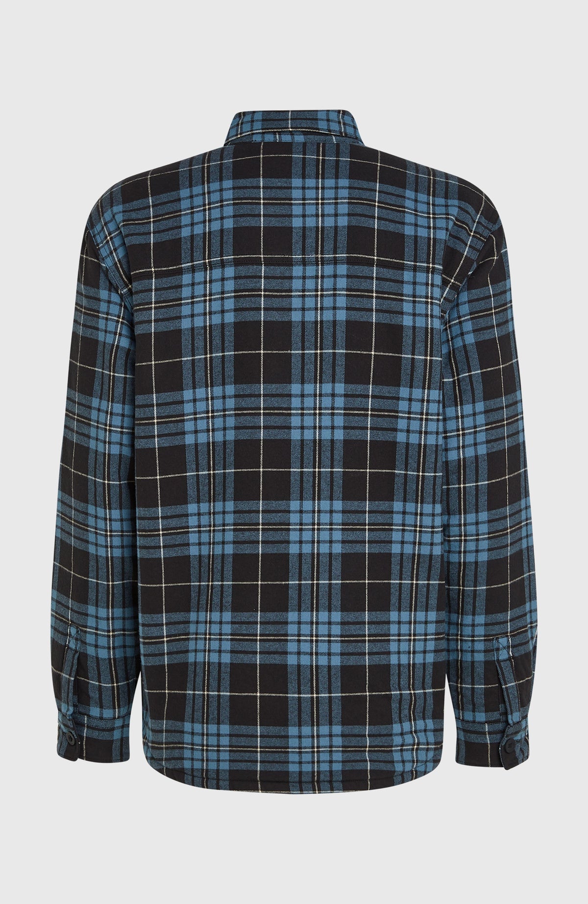 Must-Have overhemd met fleecevoering | Blue Flannel Check