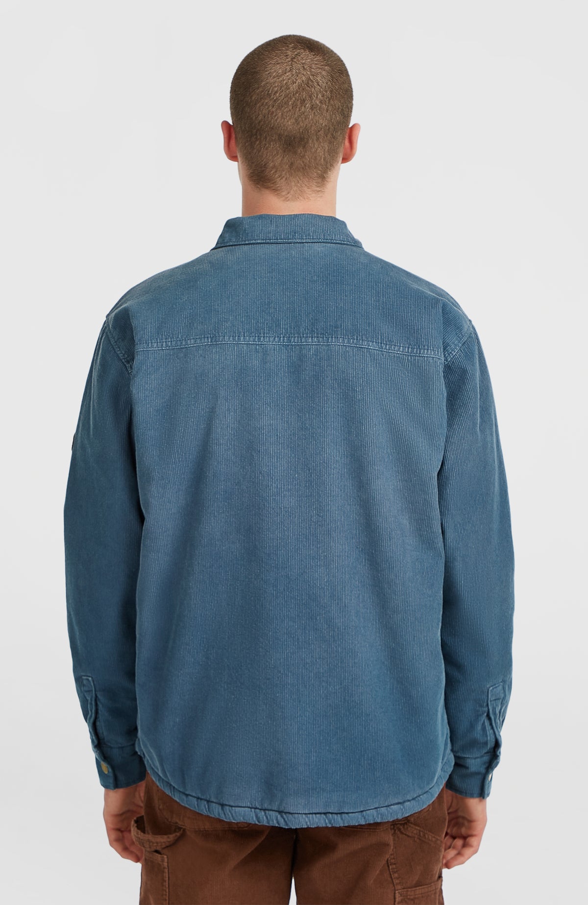 O'Riginals Corduroy overshirt met fleecevoering | Mozart Blue