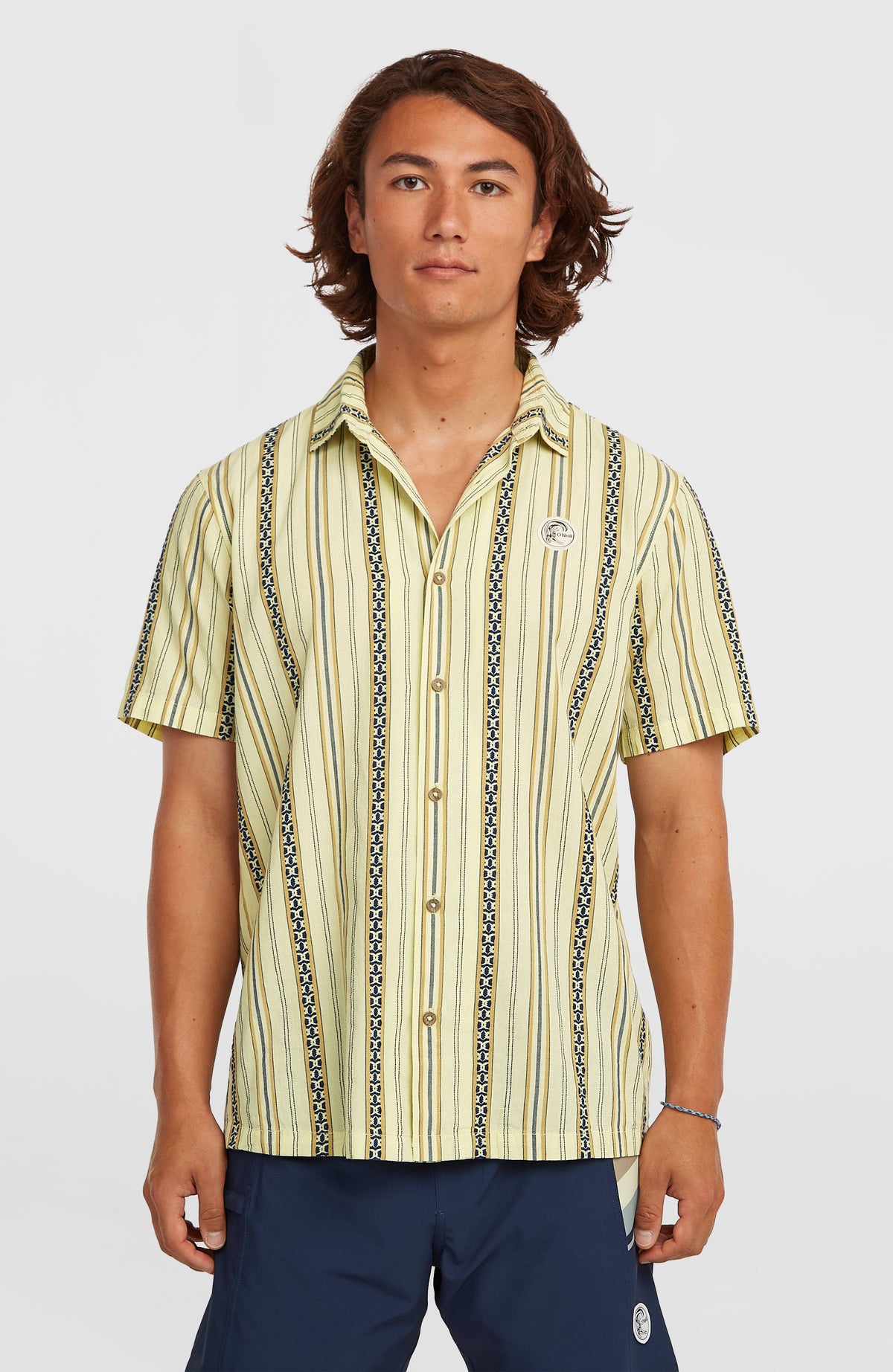 O'Riginals Jacquard overhemd | Yellow Originals Jstripe