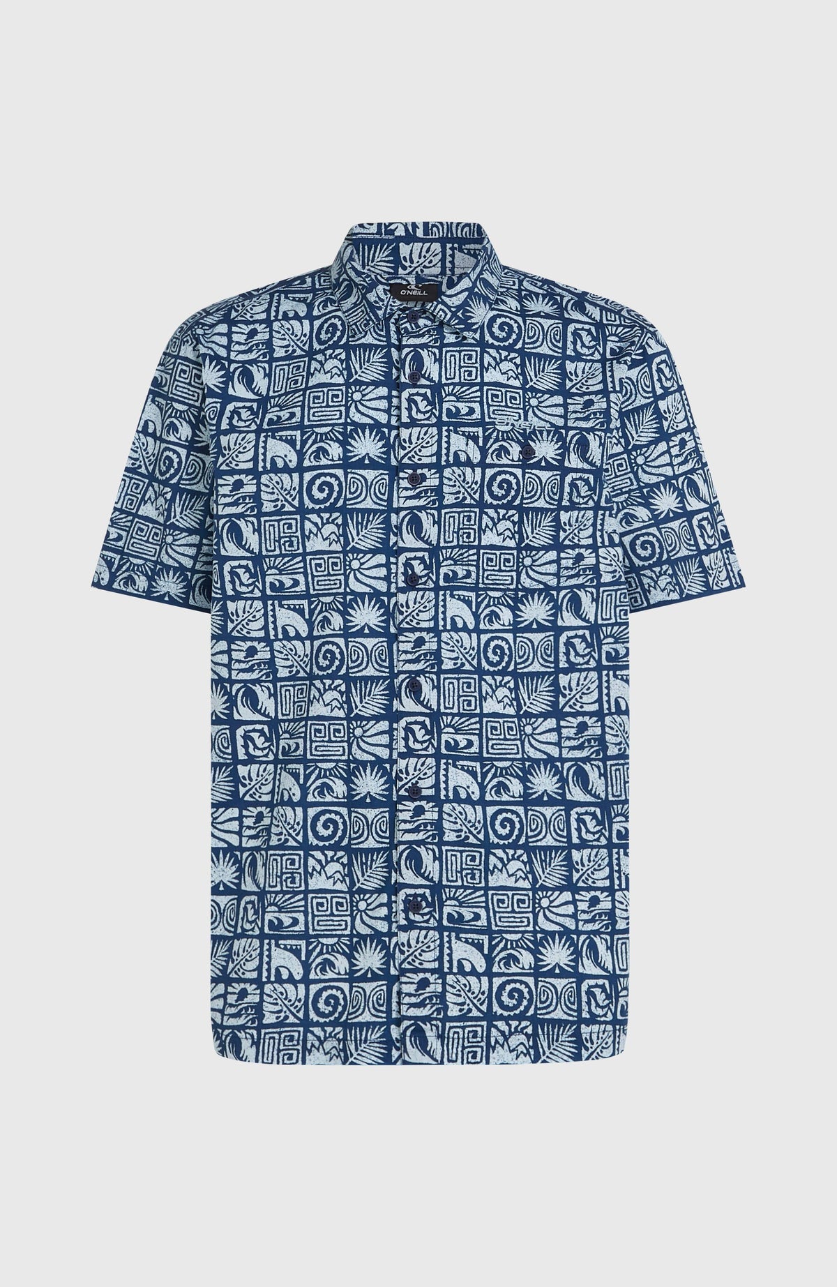 O'Neill Print overhemd | Dark Blue Bricks