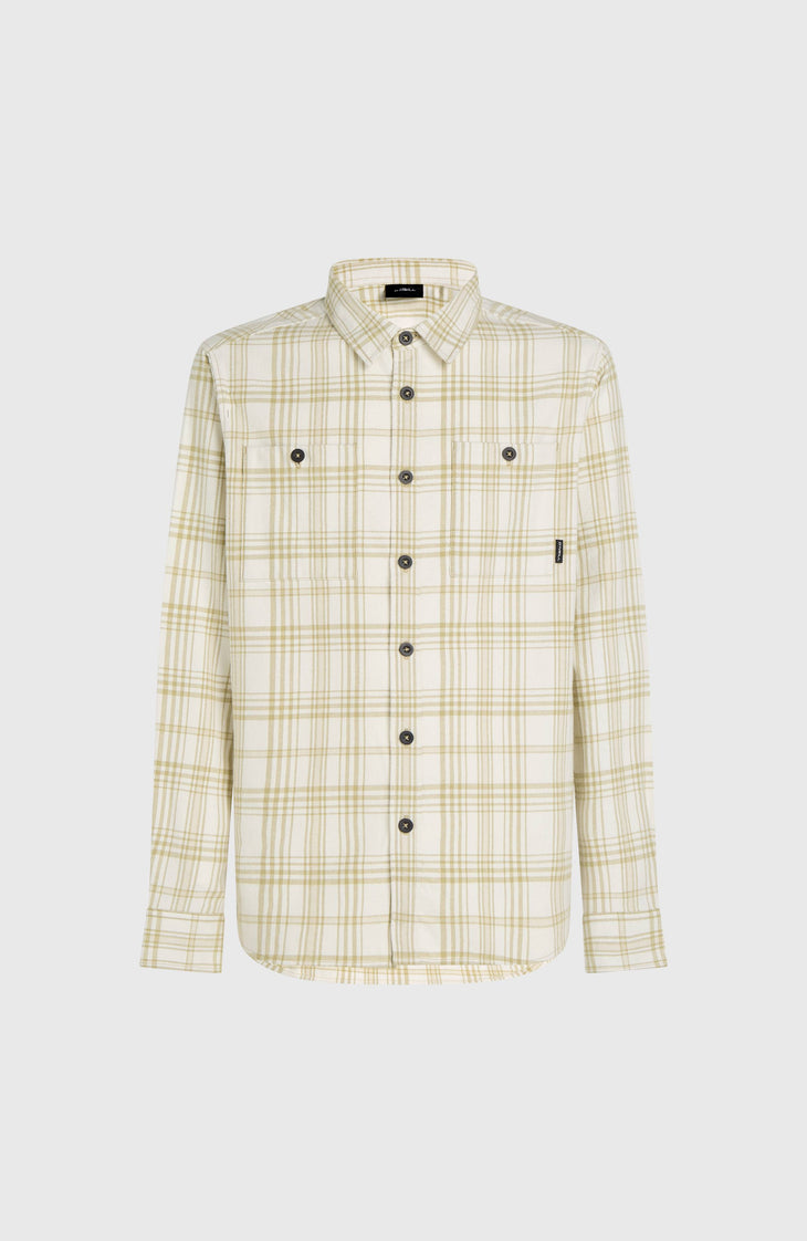 Must-Have flanellen overhemd | Beige Big Check Plaid