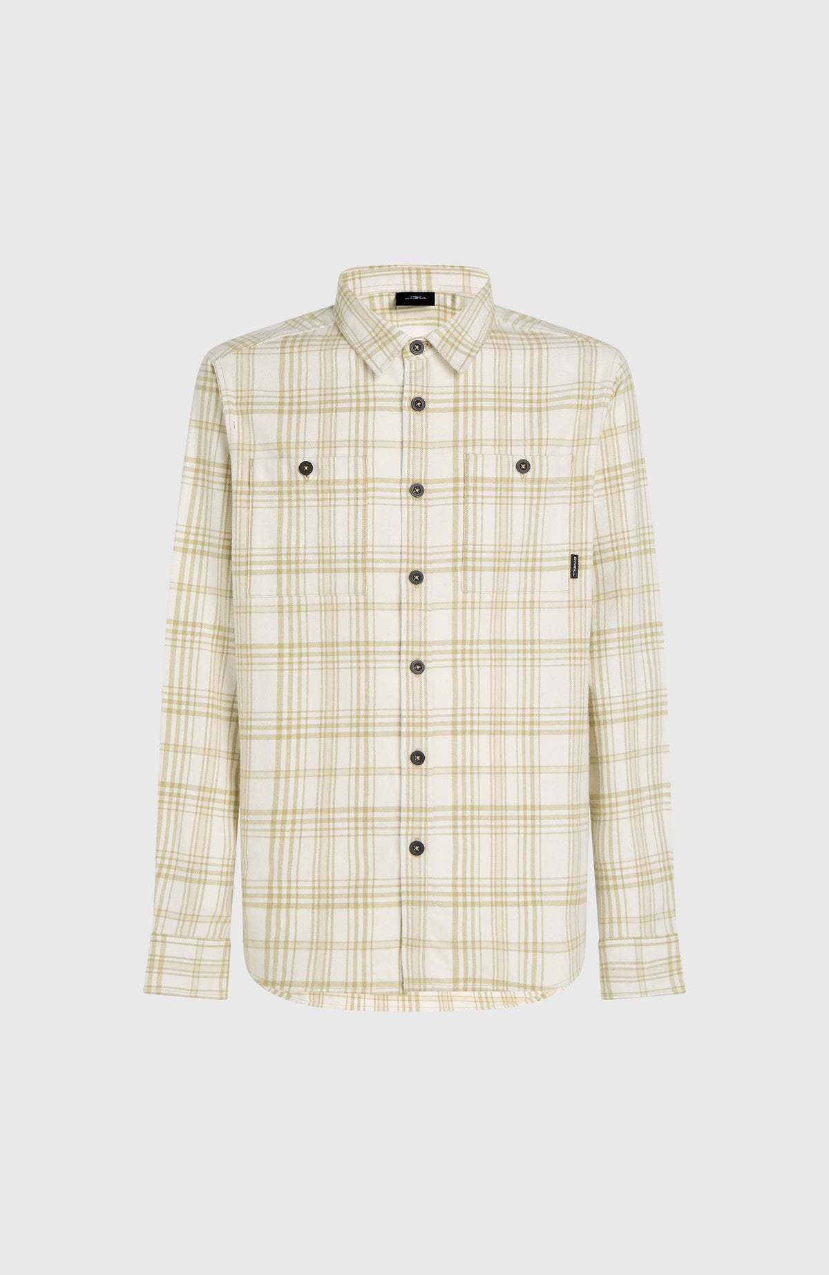 Must-Have flanellen overhemd | Beige Big Check Plaid