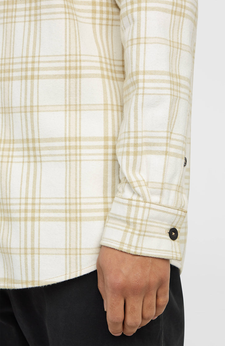 Must-Have flanellen overhemd | Beige Big Check Plaid