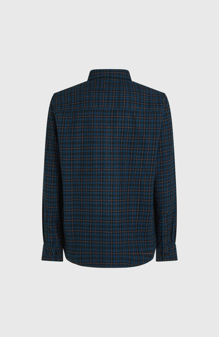 Must-Have flanellen overhemd | Black Mini Check Plaid
