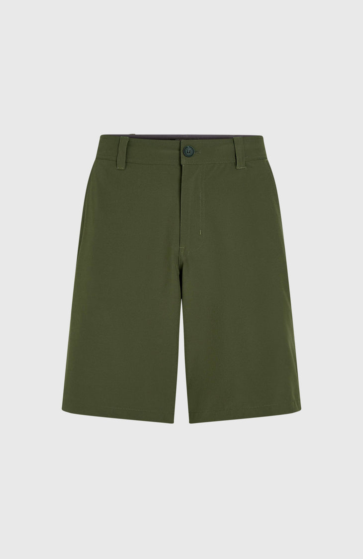 Hybrid Chino 19" short | Forest Night