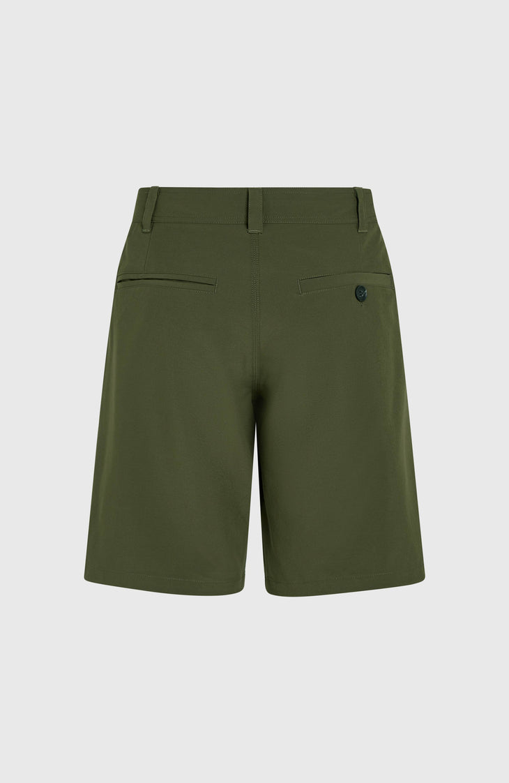 Hybrid Chino 19" short | Forest Night