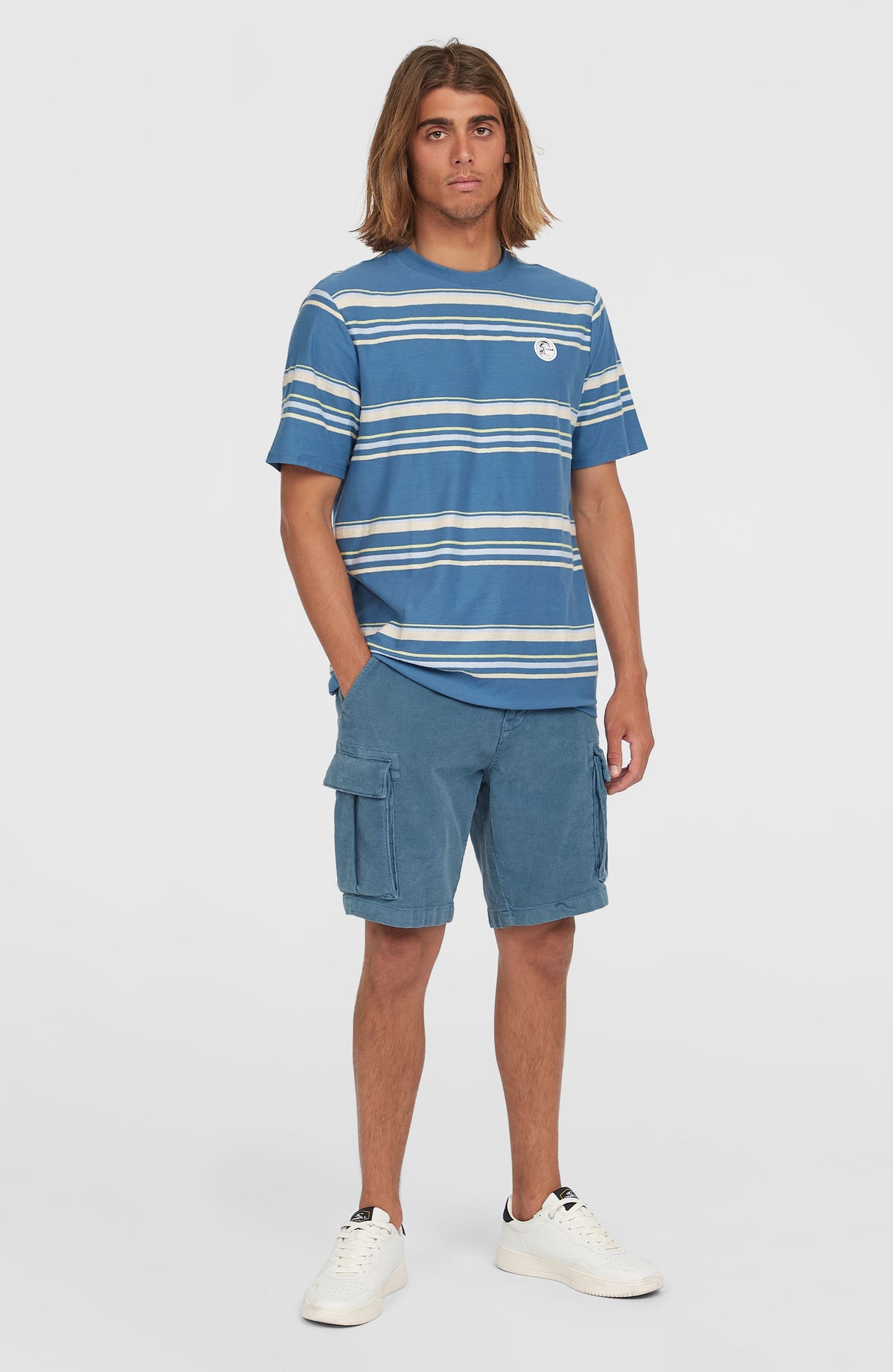O'Riginals Cord cargoshort | Copen Blue
