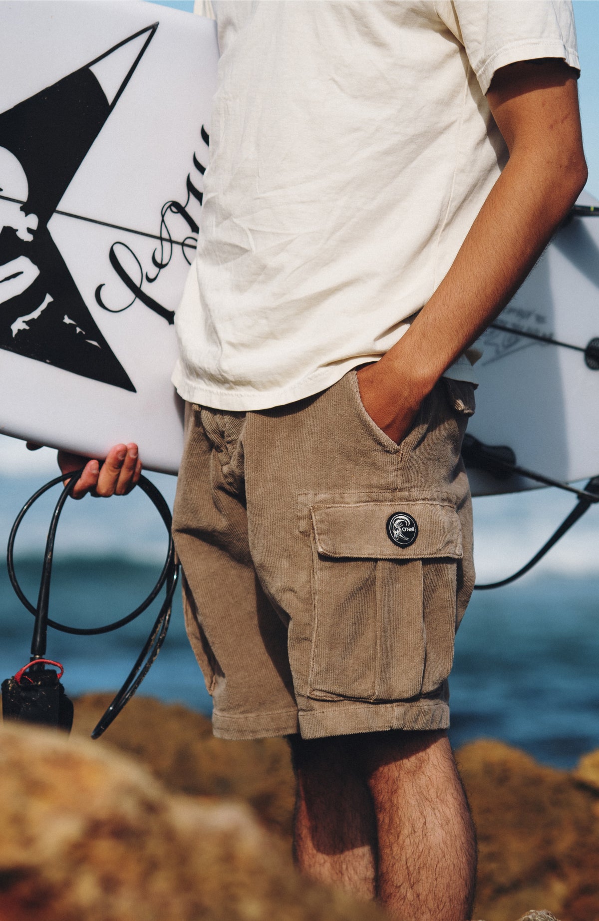 O'Riginals Cord cargoshort | Pure Cashmere