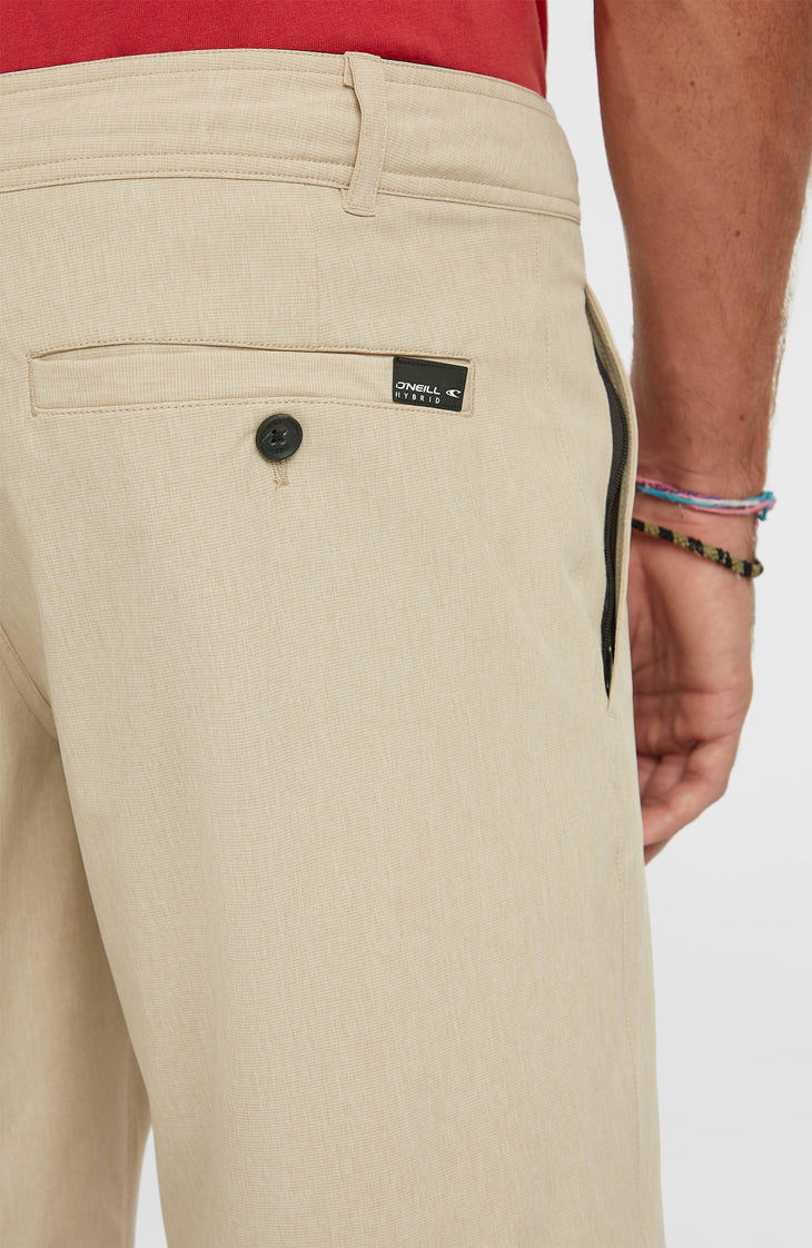 Hybrid 19" Melange short | Cocoa Sand