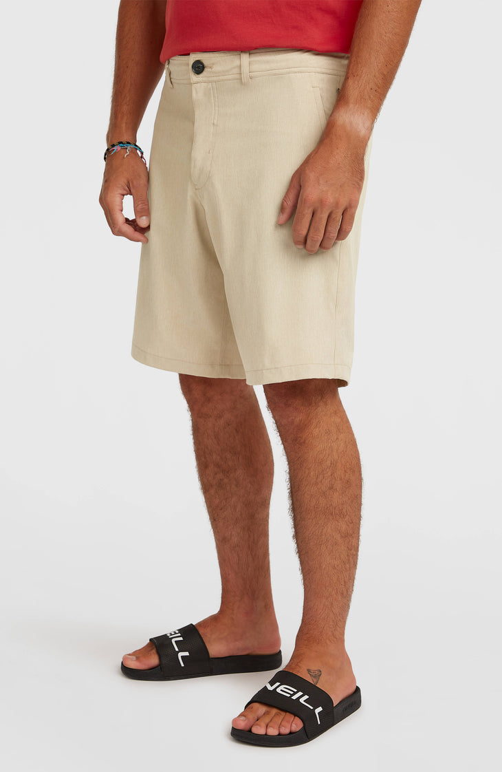 Hybrid 19" Melange short | Cocoa Sand