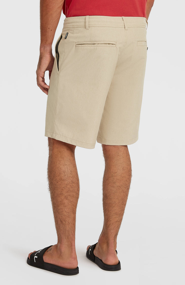 Hybrid 19" Melange short | Cocoa Sand